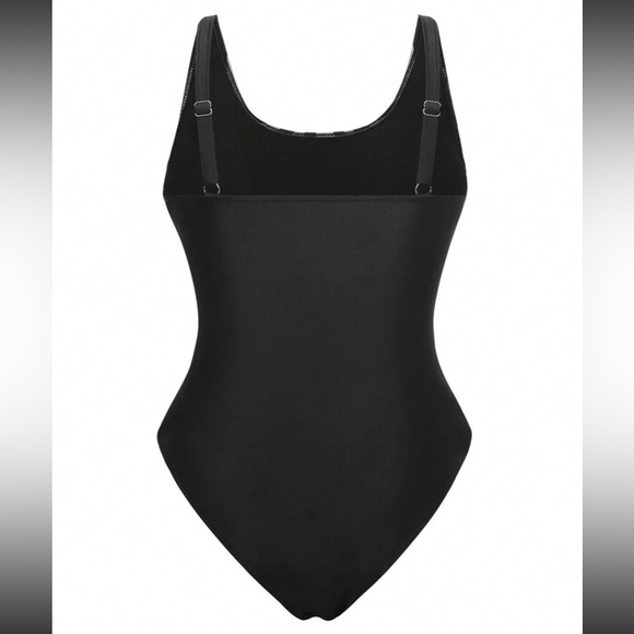 🆕 FLORAL Black & Pink Swimsuit !!! Brand New!!! Plus Size 4X - Picture 3 of 7